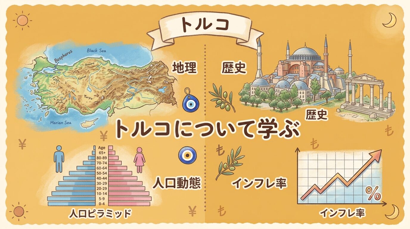 日本との比較を通してトルコを知ろう！